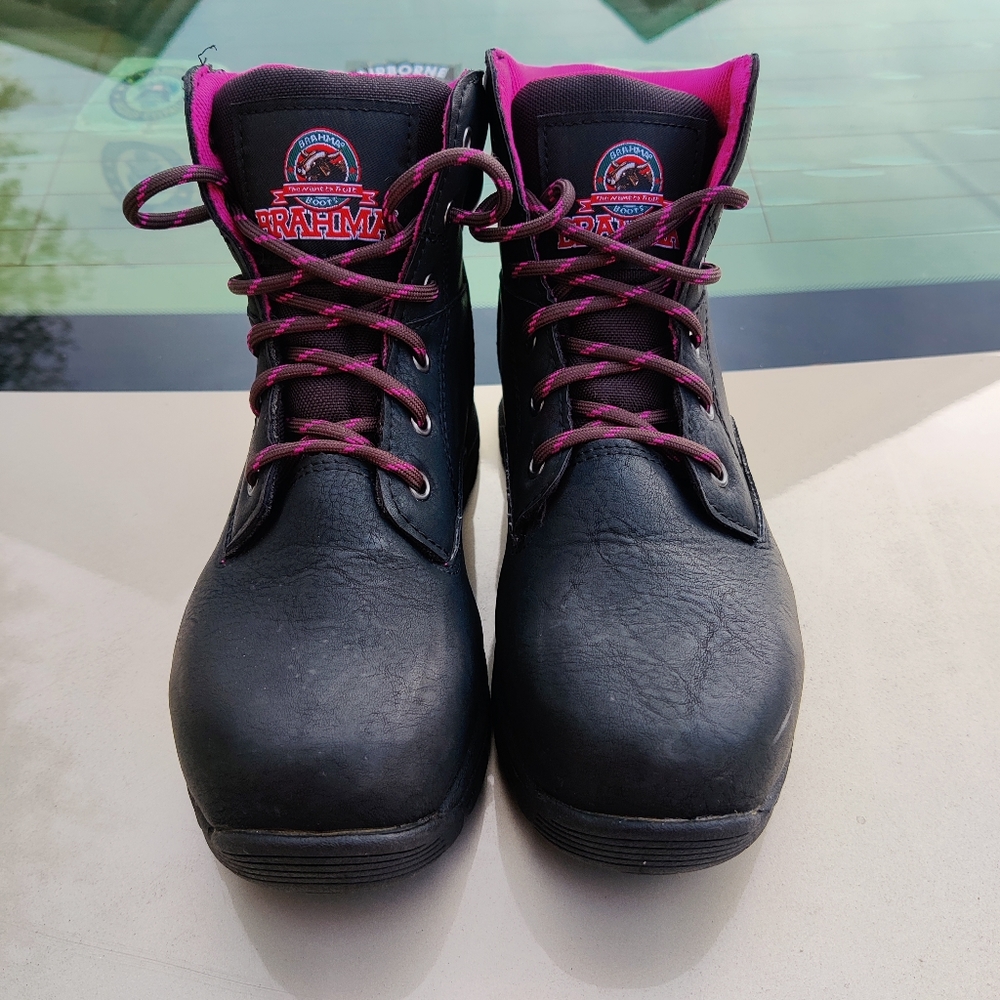 Brahma steel toe boots